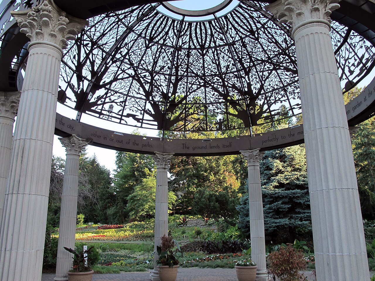 Sunken Gardens pavilion, Lincoln, Nebraska, USA