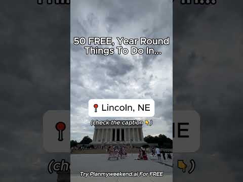 50 FREE, Year-Round Things To Do in Lincoln, Nebraska 👇 video thumbnail